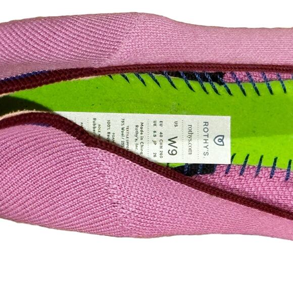 Rothy's Limited Edition The Merino Wool Tassel Slip On Loafer Size 9 NWOB - Picture 6 of 10